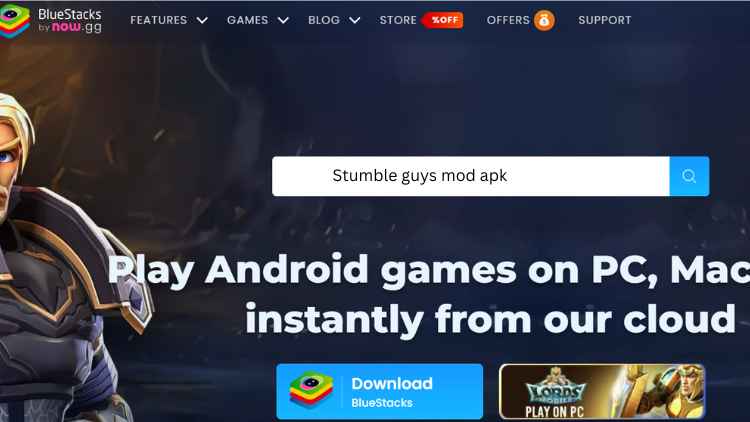 Playing via Android Emulator 