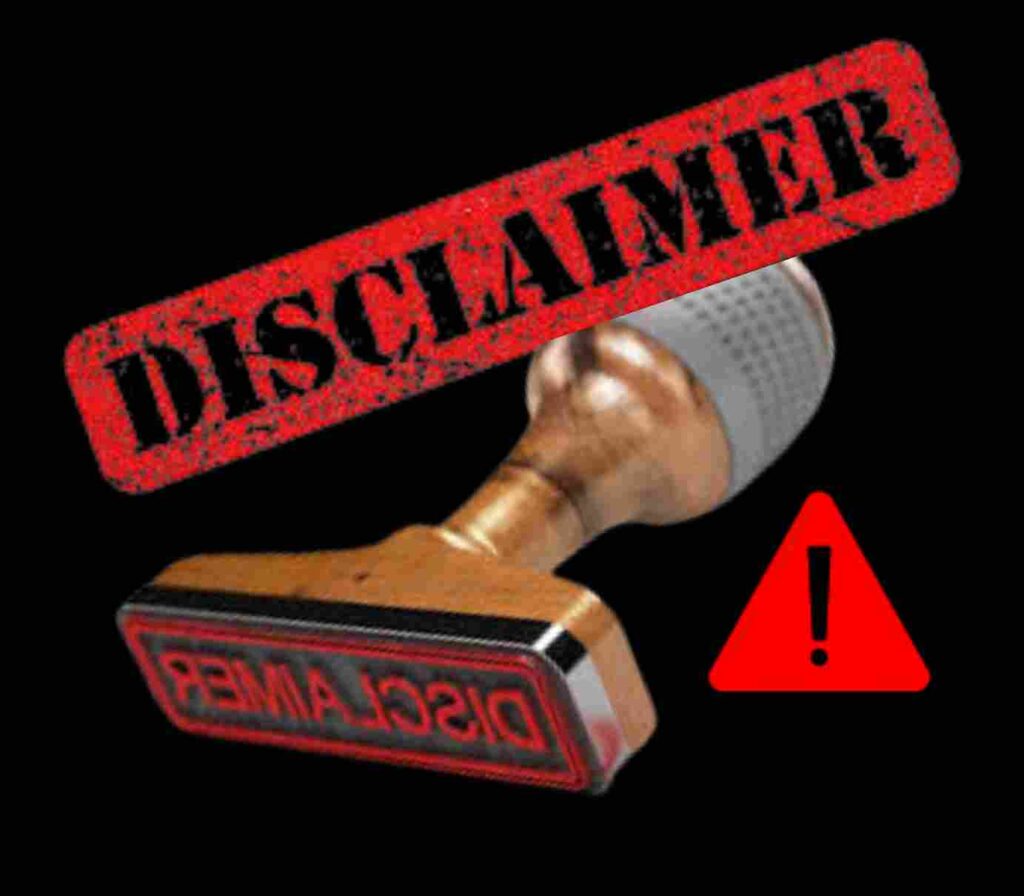 disclaimer
